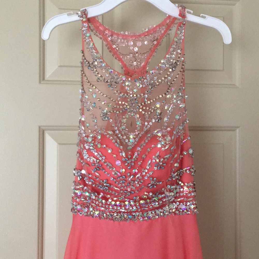 Pink prom dress